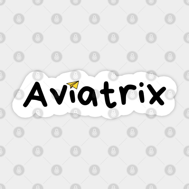 Aviatrix Sticker by Jetmike